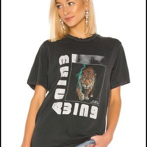 Anine Bing Wild Cat Bing Tee Size S